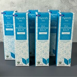 Hyland's Baby Organic ALL PURPOSE BALM 4 oz ea LOT of 6 SEALED TUBES